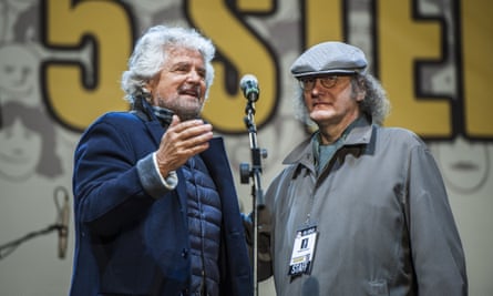 Beppe Grillo and Gianroberto Casaleggio.