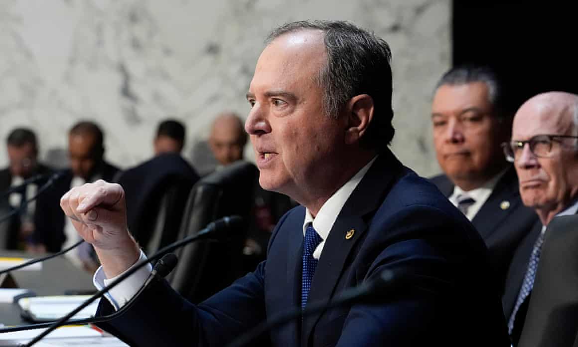 Adam Schiff at the Capitol in Washington