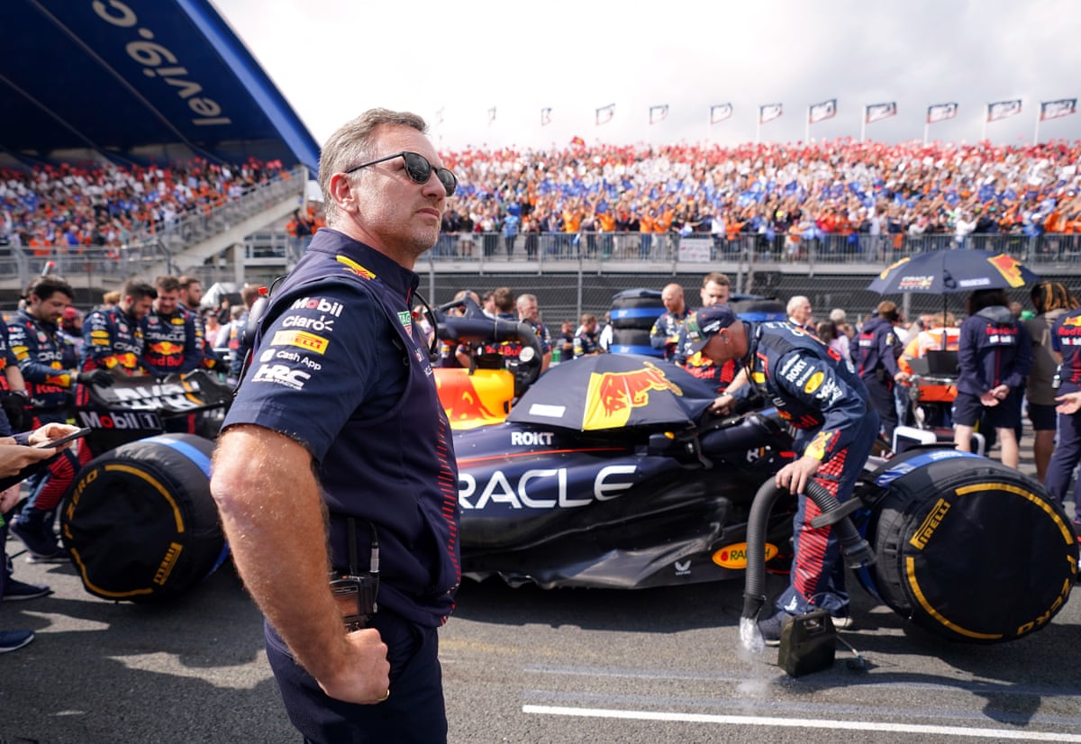 Christian Horner on the grid at the Netherlands Grand Prix in 2023