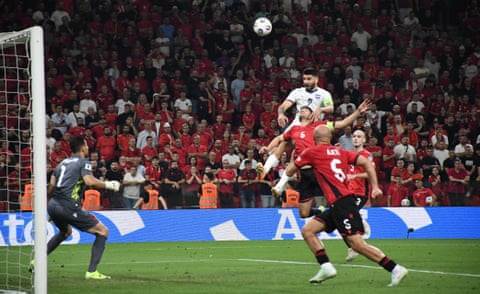 Aleksandar Mitrovic spurned a number of chances to win the match for Serbia.