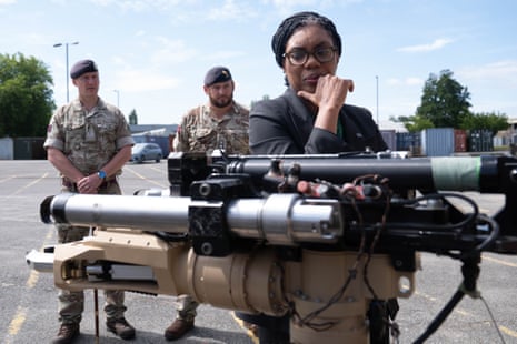 Kemi Badenoch at Carver Barracks i