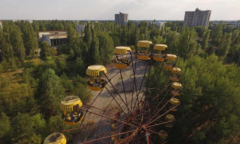 The town of Pripyat, near Chernobyl, which had a population of about 40,000 and housed plant workers and their families, was evacuated in 1986 and has been abandoned ever since.