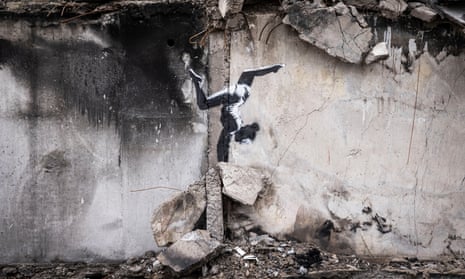 Banksy work in Ukraine