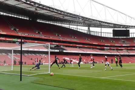 Arsenal beating Charlton 6-0 in a behind-closed-doors friendly on Saturday.