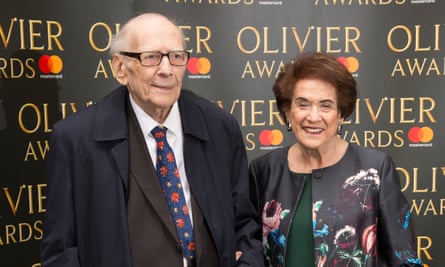 Lilian and Victor Hochhauser at the Olivier awards in 2017.