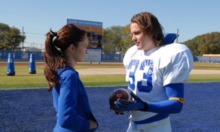 Minka Kelly and Taylor Kitsch in Friday Night Lights.