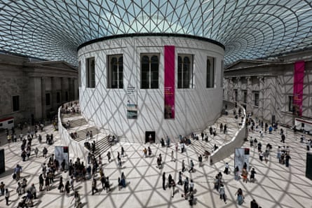 The Queen Elizabeth II Great Court at the British Museum in London.