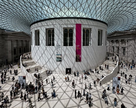 Queen Elizabeth II Great Court at the British Museum in London