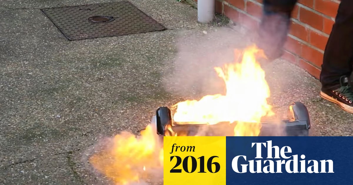 Hoverboard 'explodes into flames' | Gadgets | The Guardian