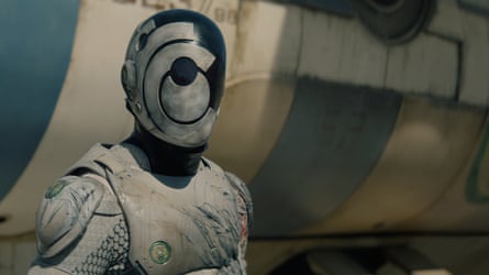 Alexander Skarsgård in Murderbot.