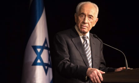 The late Israeli prime minister Shimon Peres.