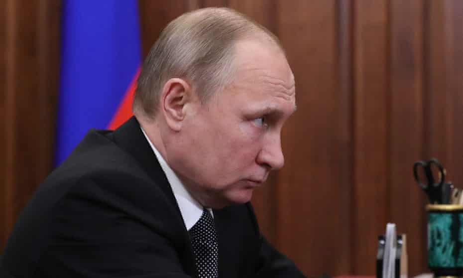 Russia’s president Vladimir Putin.