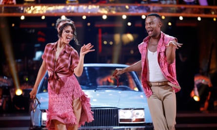 ‘Absolute delight’ … Radebe and Ellie Taylor in the most recent series of Strictly Come Dancing.