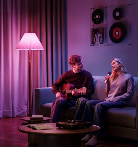 Govee BR30 2-pack shown being used in a home