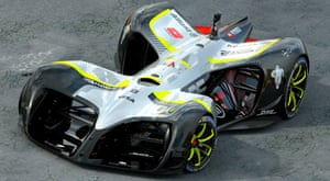 A Roborace car, image courtesy of Chief Design Officer Daniel Simon.