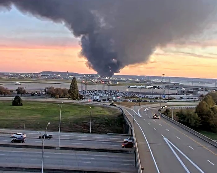 Plane crashes near Louisville international airport in Kentucky