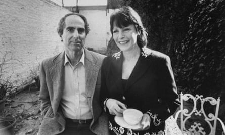 Philip Roth with Bloom.