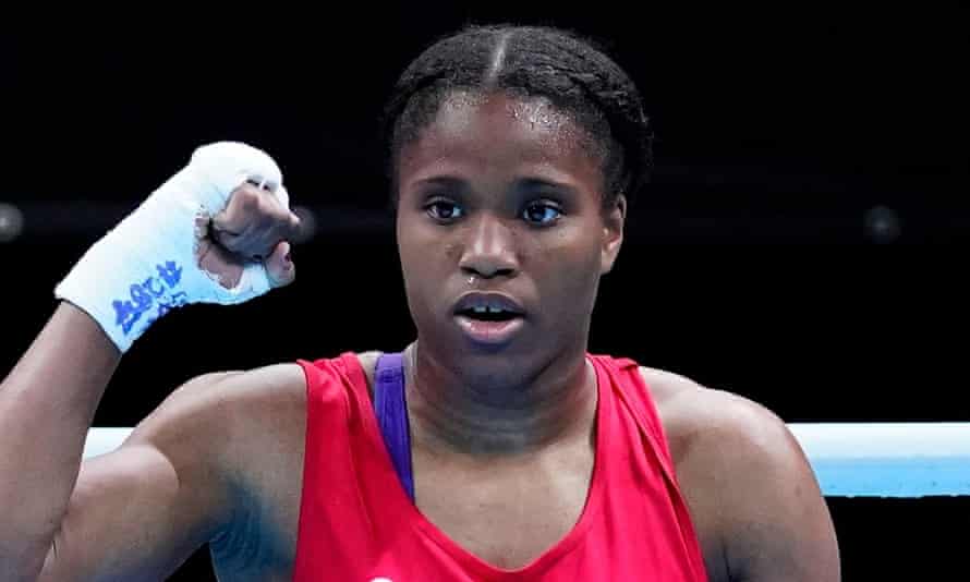 Caroline Dubois after her qualifying victory