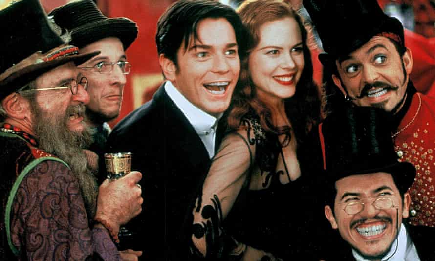 Ewan McGregor and Nicole Kidman in Moulin Rouge!