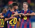 European football: Barcelona hammer Valencia, Barcola extends PSG’s perfect start