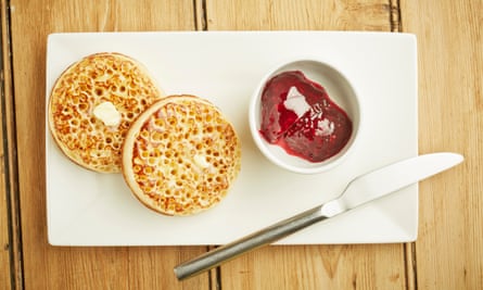 Within reason, most sweet and savoury spreads work on a crumpet.