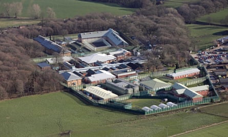 Aerial view of HMP New Hall, Wakefield, West Yorkshire