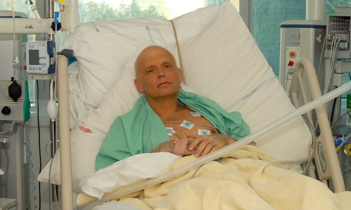 Alexander Litvinenko in the intensive care unit of University College Hospital, London, on November 20, 2006.
