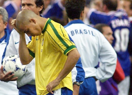 Ronaldo reflects on defeat in the 1998 World Cup final. A few hours before the game he suffered an unexplained seizure.