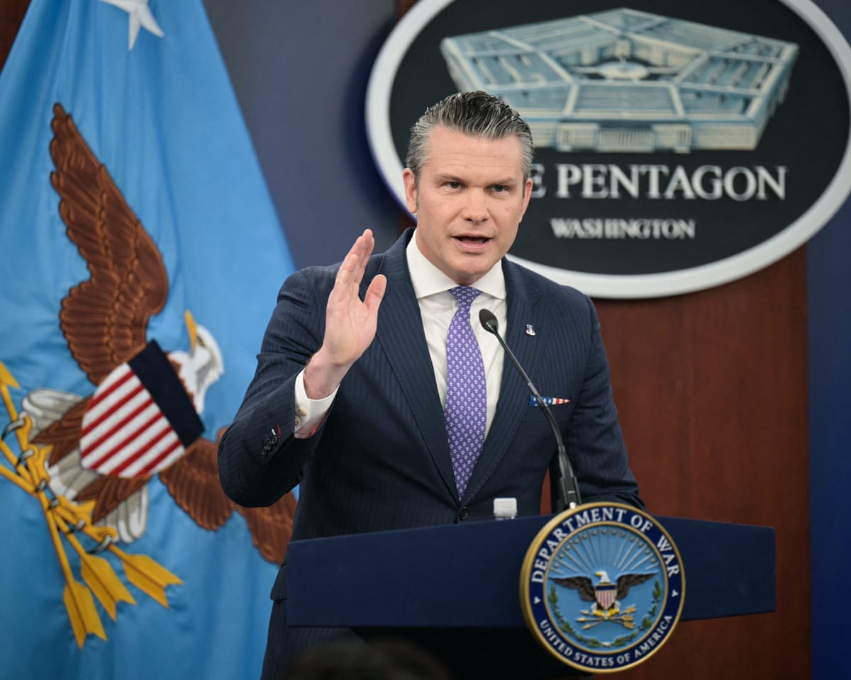 Pete Hegseth allows troops to carry personal firearms on military bases | US military | The Guardian