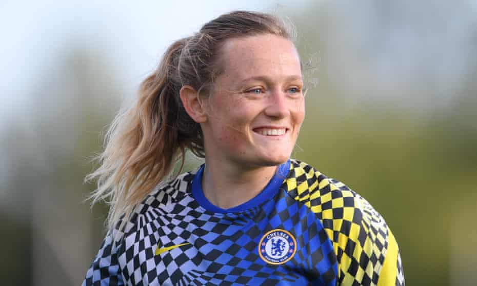 Erin Cuthbert during Chelsea’s visit to her former club Rangers this summer.