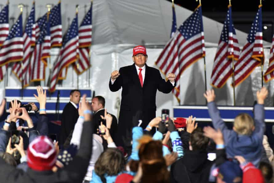 Donald Trump at a rally in Georgia earlier this year