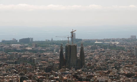 Air pollution in Barcelona in July 2019