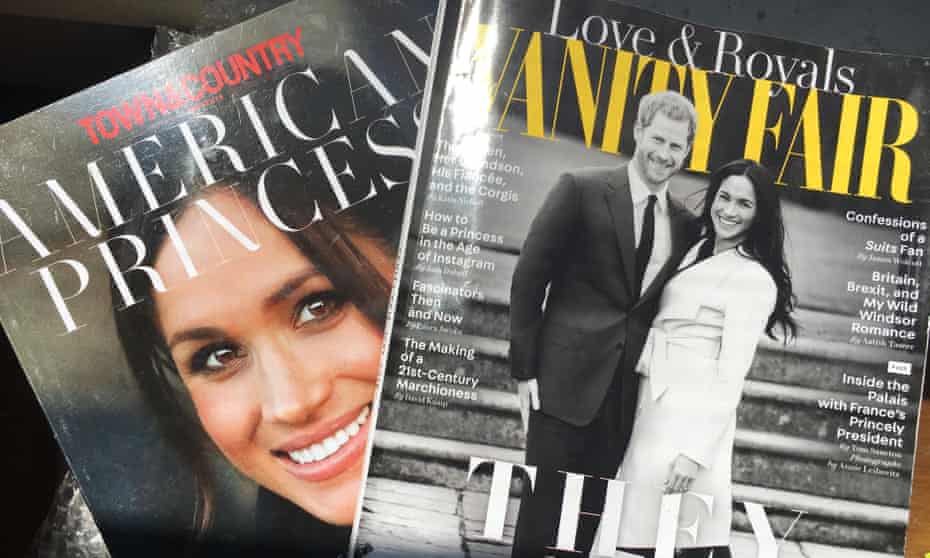 American magazines celebrate the wedding of Prince Harry and Meghan Markle.
