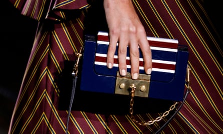Un sac à main Mulberry à la fashion week de Londres.
