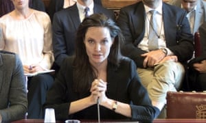 Angelina Jolie Pitt gives evidence to the committee