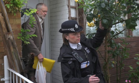 Jeremy Corbyn leaves his home in North London as resignations from his shadow cabinet continue.