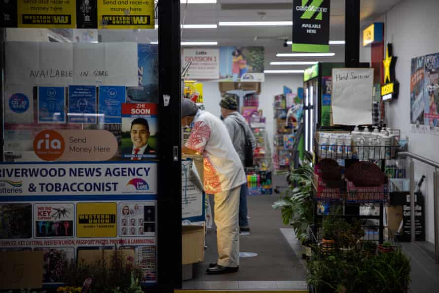 People inside a news agency