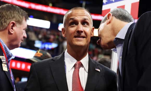 Corey Lewandowski, former campaign manager for Donald Trump, at the Republican national convention last year.
