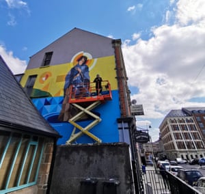 Work by UV Arts, an award-winning social enterprise that uses street art to engage at-risk young people.