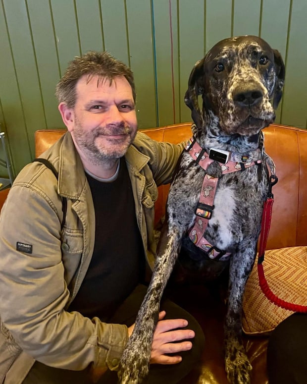 Martin Belam and Tigger in Fareham