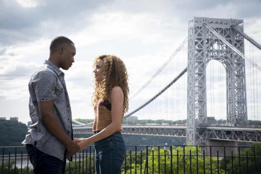 Corey Hawkins and Leslie Grace in In the Heights.