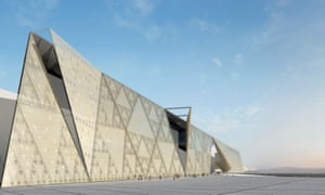 Artist’s rendering of how Giza's Grand Egyptian Museum will look once completed.