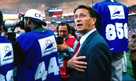 Ciro Blazevic prior to Croatia’s World Cup semi-final against France in 1998