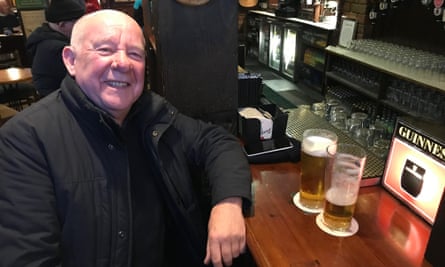 Colm McCauley, a regular at Charlie’s Bar.