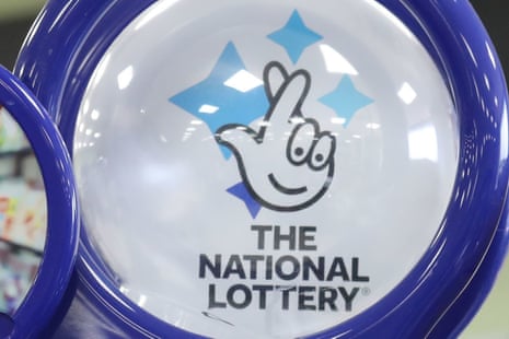 A National Lottery sign.
