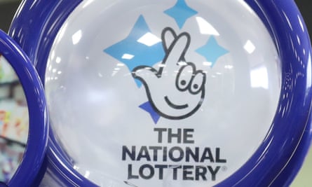 A National Lottery sign