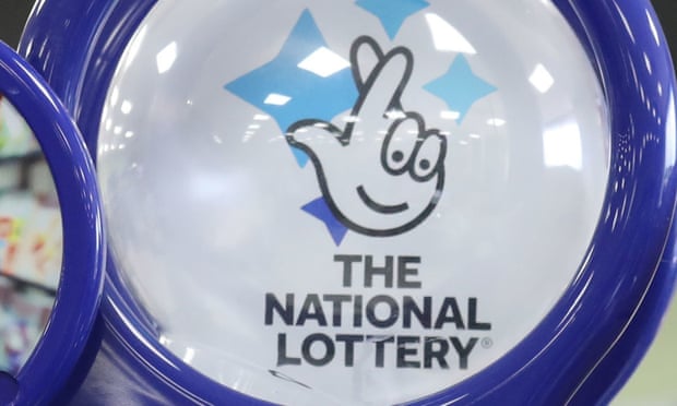 A National Lottery sign.