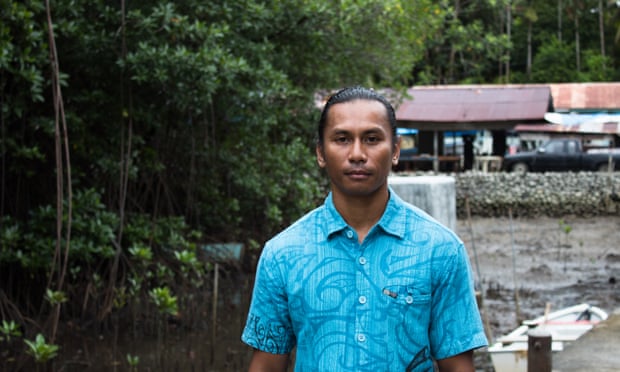 Xavier Matsutaro, the national climate change coordinator for Palau.