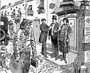 As far back as 1921, artists were being pushed out of their enclaves (note the ‘studio for rent’ sign on the gates) by the incoming rich