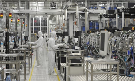 A semiconductor manufacturing plant in Japan. 